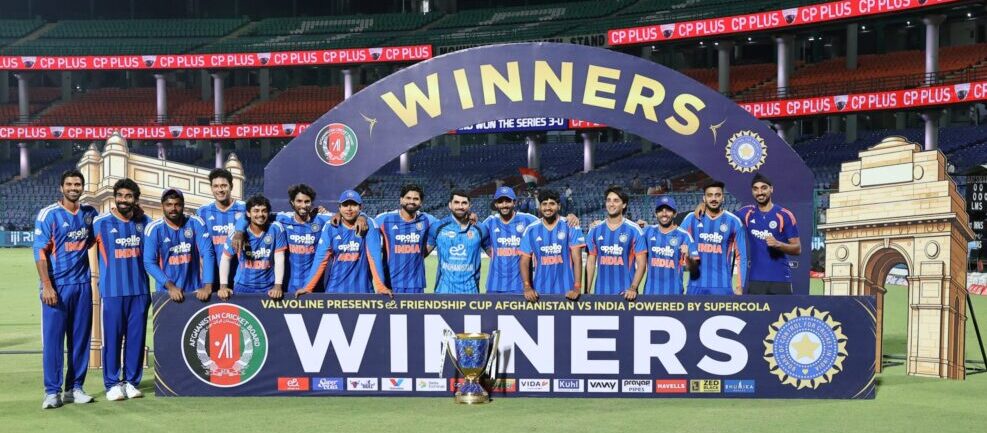 अभिषेक शर्मा के सबसे तेज शतक से भारत ने अफगानिस्तान का 3-0 से किया सफाया