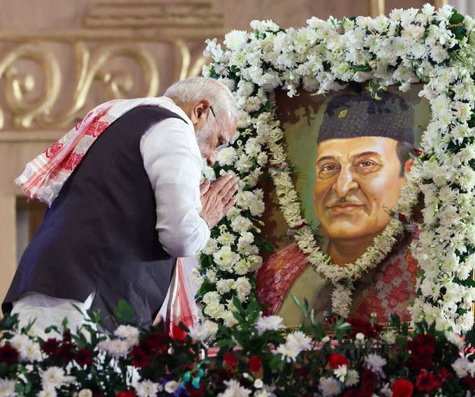 मोदी ने भूपेन हजारिका को उनकी जन्मशती पर श्रद्धांजलि दी