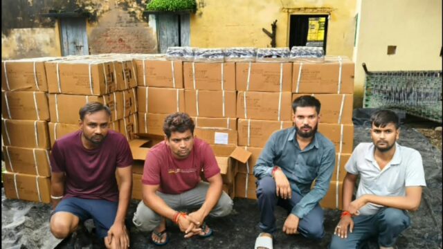 एसटीएफ ने 250 पेटी सिरप के साथ चार आरोपी दबोचे