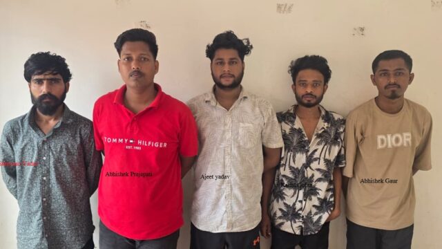 गोरखपुर में अंतरराज्यीय अवैध असलहा तस्करी गिरोह का भंडाफोड़, पांच गिरफ्तार