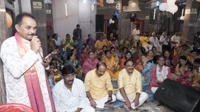 शिव मंदिर पंतनगर में गूंजा जय श्रीकृष्ण का जयघोष