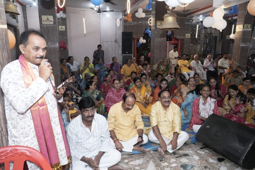 शिव मंदिर पंतनगर में गूंजा जय श्रीकृष्ण का जयघोष