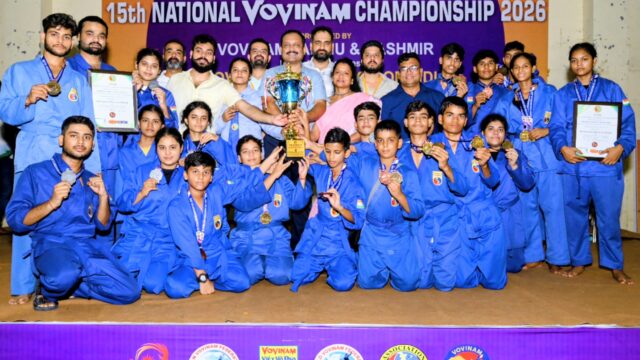 15वीं राष्ट्रीय वोवीनाम मार्शल आर्ट प्रतियोगिता में उत्तर प्रदेश 34 पदक के साथ ओवरऑल तीसरे स्थान पर