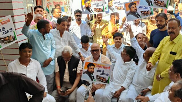 अजय राय की हिरासत से भड़के कांग्रेसी, थाने में गूंजे नारे