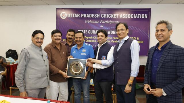 दो दिवसीय कार्यशाला का समापन, क्यूरेटरों ने सीखे पिच निर्माण और रखरखाव के गुर