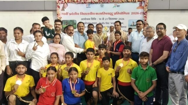 कलारीपयट्टू में सात स्वर्ण के साथ लखनऊ मंडल ओवरऑल चैंपियन
