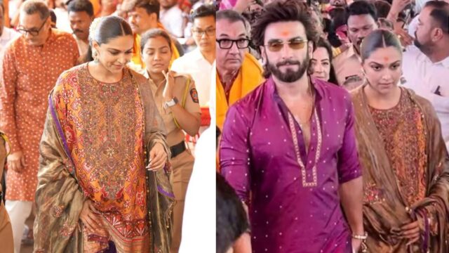 दीपिका-रणवीर ने सिद्धिविनायक मंदिर में लिया आशीर्वाद, प्रेग्नेंसी के बीच माता-पिता संग पहुंचे कपल; वायरल हुई तस्वीरें