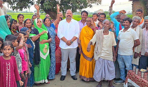 जन संवाद में ग्रामीणों ने उठाईं समस्याएं, जिपंअ ने अधिकारियों को दिए त्वरित निस्तारण के निर्देश