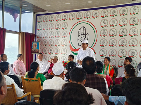 सरकारी जमीनों को लीज पर देकर निजी हाथों में सौंपने की तैयारी कर रही भाजपा सरकार : भूपेंद्र सिंह भोज