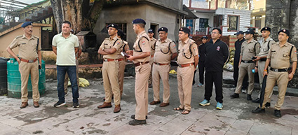 आगामी मां नंदा देवी मेला की तैयारियों को लेकर एसएसपी अल्मोड़ा ने किया मंदिर परिसर का स्थलीय निरीक्षण
