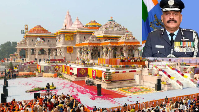 राम मंदिर के पहले सीईओ बने  पूर्व एयर मार्शल जितेंन्द्र मिश्रा