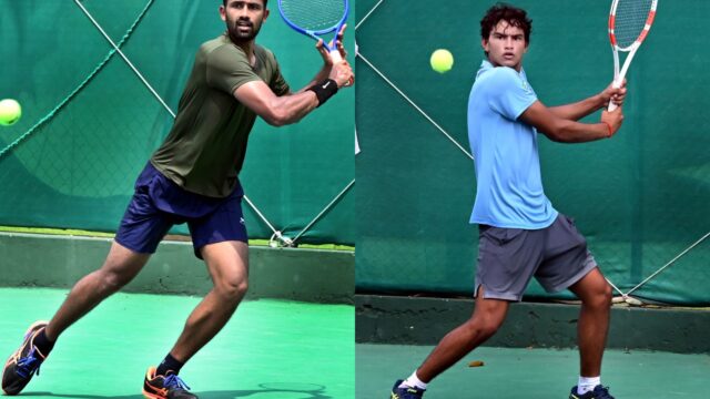 टेनिस टूर्नामेंट: उलटफेर से फाइनल में पहुंचे मयंद, सूरज से होगी खिताबी भिड़ंत